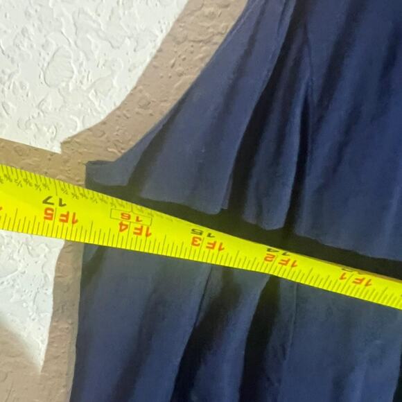 Antropologie Maeve Women's Cowl Neck Sleeveless Dress Size 12 Blue - Picture 8 of 8